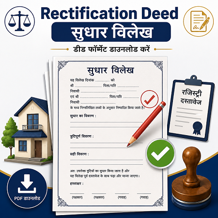 Rectification Deed Draft Format Rectification Deed Draft Format