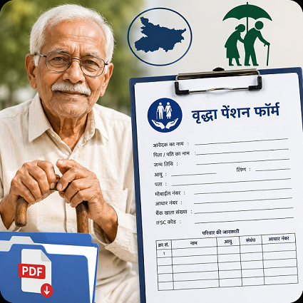 बिहार वृद्धा पेंशन फॉर्म PDF बिहार वृद्धा पेंशन फॉर्म PDF